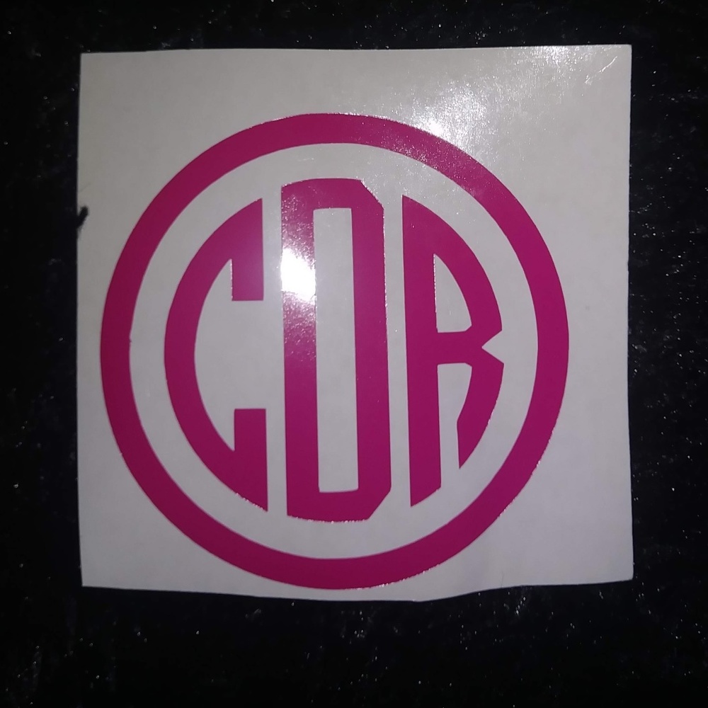 Monogram decals